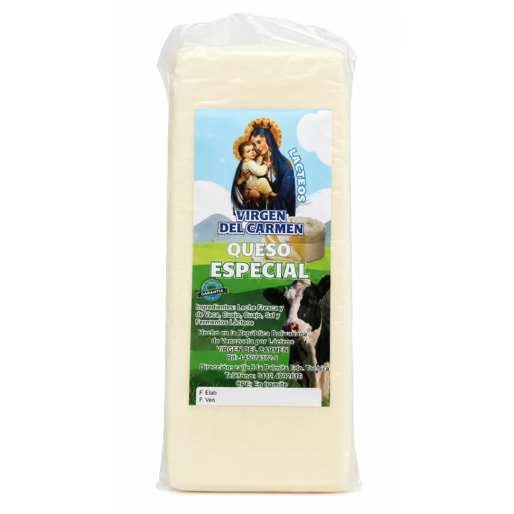 Queso Especial Virgen Del Carmen