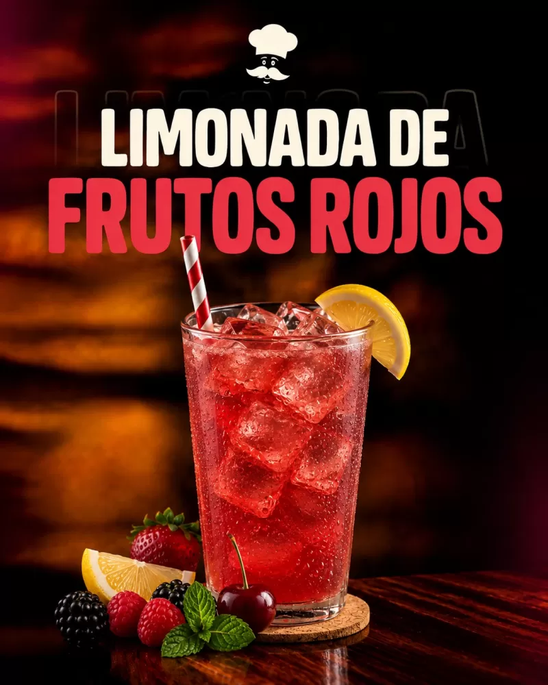 Limonada de Frutos Rojos