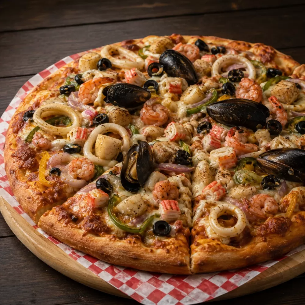 Pizza Mar y Tierra