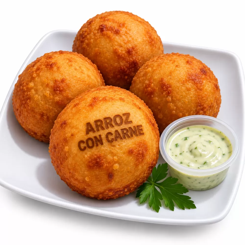 Pastel de Yuca Carne con Arroz