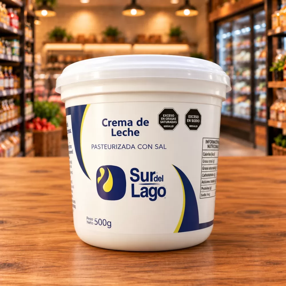 Crema de Leche Sur del Lago 500 g