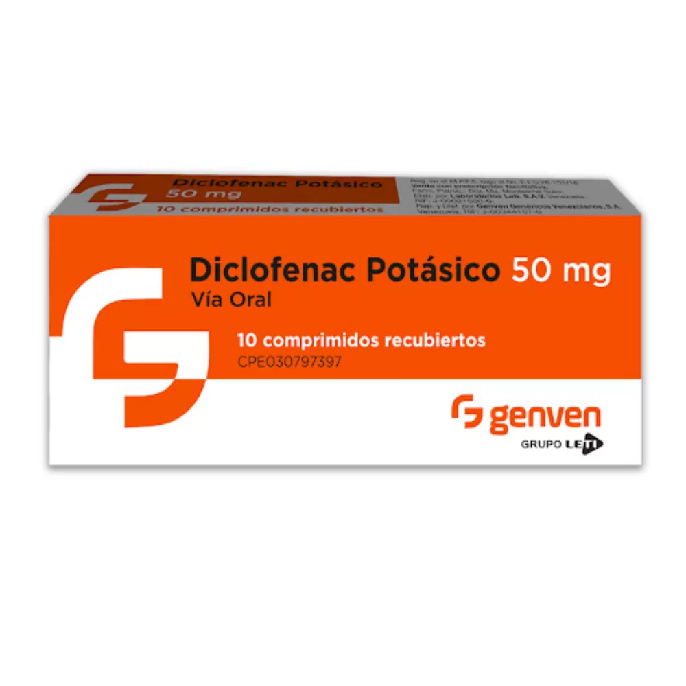 Diclofenac Potasico 50MG